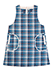 NATURILA ラン型かぶりエプロン チェック柄のカラーサンプル写真