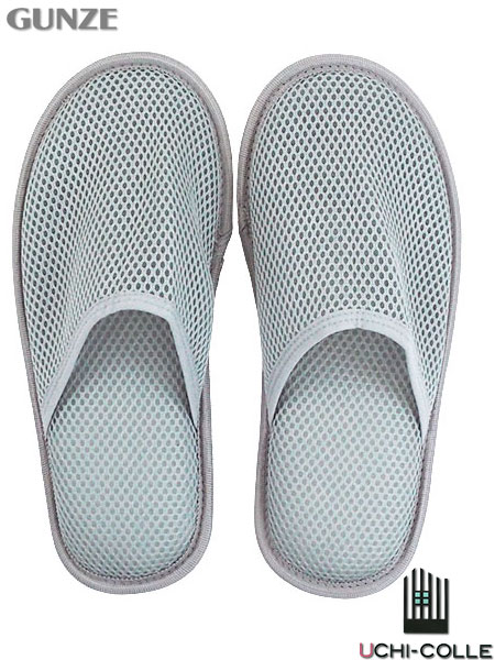 グンゼ ウチコレ 婦人・紳士おうちスリッポン スリッパタイプ 抗菌加工 22～24cm