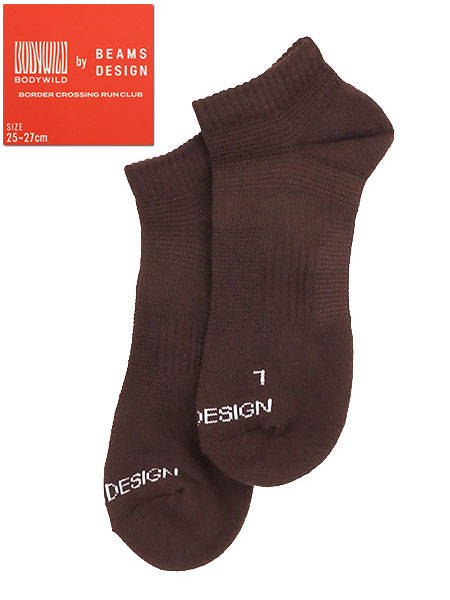グンゼ BODY WILD by BEAMS DESIGN 紳士ソックス スニーカー丈
