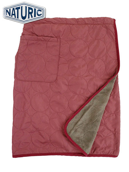 NATURIC 婦人巻きスカート 裏ボア 無地