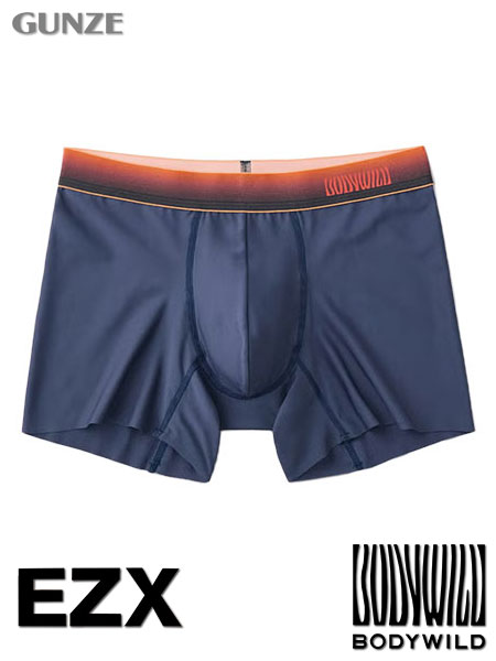 グンゼ BODYWILD EZX 紳士ボクサーパンツ(前とじ) グラデーションアウトゴム