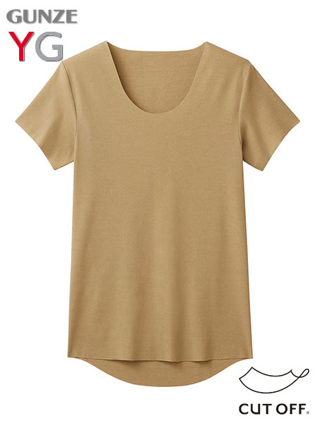 GUNZE(グンゼ)YGカットオフ 紳士クルーネックTシャツ 綿混
