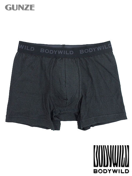 グンゼ BODYWILD 紳士ボクサーパンツ(前あき) 綿混素材 デニム調