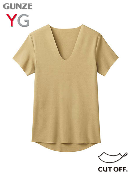 グンゼ YG 紳士VネックＴシャツ カットオフ シャツをより美しく