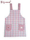 Big mama(ビッグママ) H型エプロン チェック柄の詳細画面へ