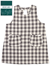 PETIT LIFE 婦人ラン型エプロン 腰ゴム かぶりタイプ チェック柄の詳細画面へ