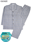 グンゼ 紳士長袖・長パンツパジャマ 綿100%スムース 自然の優しさの詳細画面へ