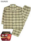 グンゼ 紳士長袖・長パンツパジャマ 極暖 ペイズリーチェック柄 スーパーバルキーの詳細画面へ