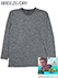 BREEZE DRY(ブリーズドライ) 紳士長袖丸首Tシャツ サラサラ感5倍 高通気 瞬間速乾 軽量の詳細写真