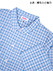 グンゼ LiRaku(リラク)婦人長袖・長パンツパジャマ チェック柄 綿100%先染サッカー 襟付きの詳細写真Ｂ