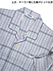 グンゼ 紳士長袖・長パンツパジャマ 日本製 高島ちぢみ 綿100% チェック柄の詳細写真Ｂ